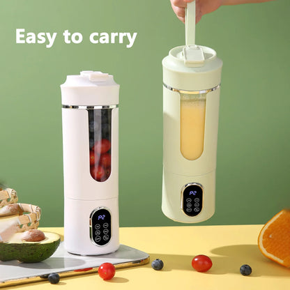 TurboBlend Wireless Portable Juicer – 12-Blade, 530ml