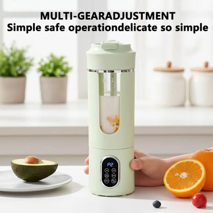 TurboBlend Wireless Portable Juicer – 12-Blade, 530ml