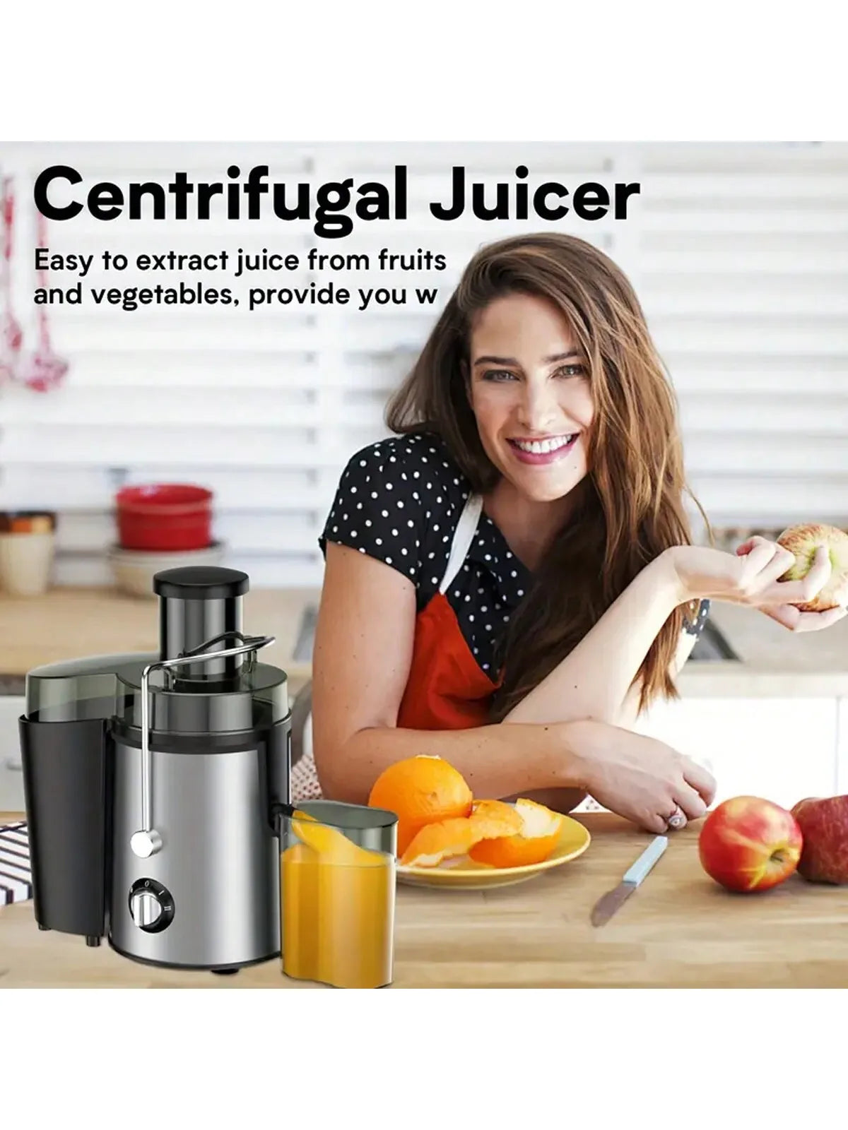 TurboBlend Centrifugal Juicer – 800W