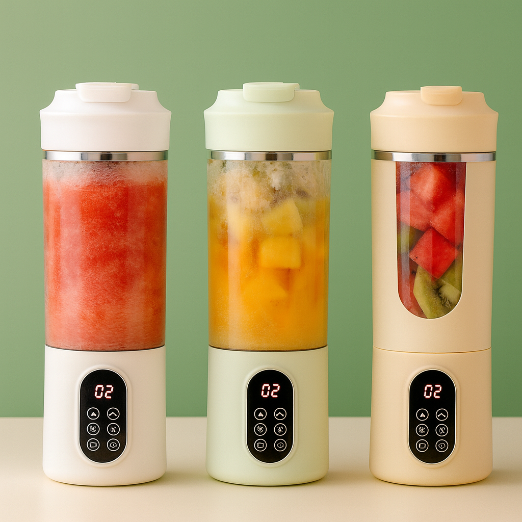 TurboBlend Wireless Portable Juicer – 12-Blade, 530ml