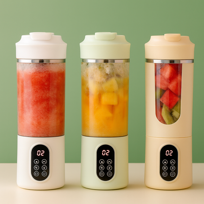 TurboBlend Wireless Portable Juicer – 12-Blade, 530ml